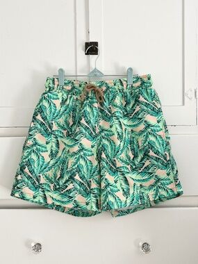 Maaji Pink Lemonade Tropical Swim Trunks Men's L